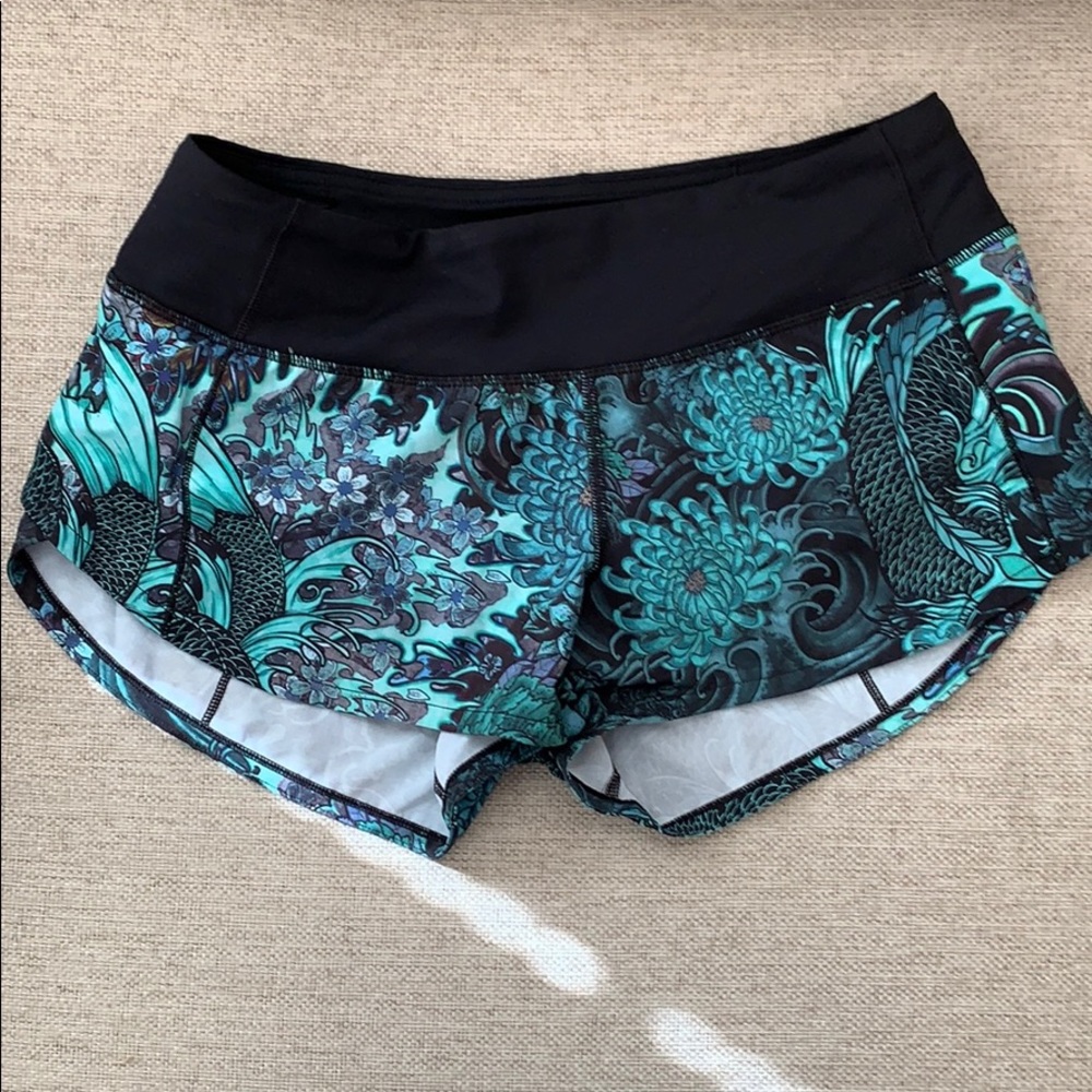 Lululemon Speed Up Short Memoir Multi Gree… - Picture 5 of 7